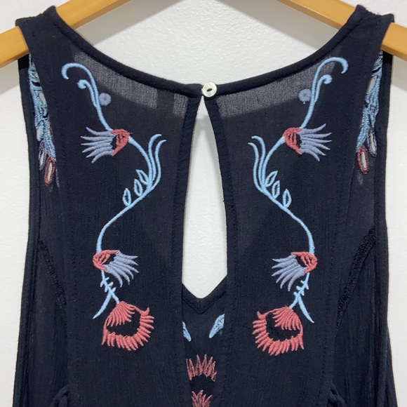 Free People Adelaide Festival Slip Flowy Boho Dress Women Size S / M - Picture 8 of 14